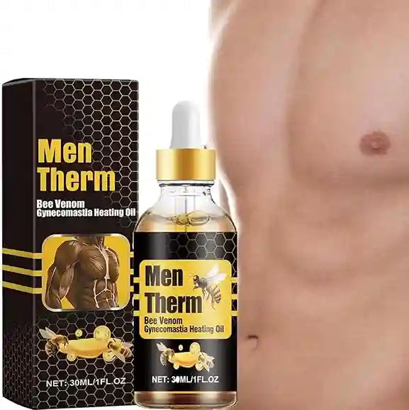 Men Therm Bee Venom Gynecomastia Heating Oil for Men – 30ml