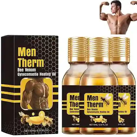 Men Therm Bee Venom Gynecomastia Heating Oil for Men – 30ml